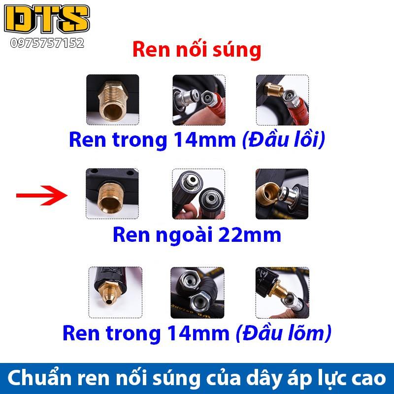 10m Dây rửa, xe lõi thép áp lực cao cấp