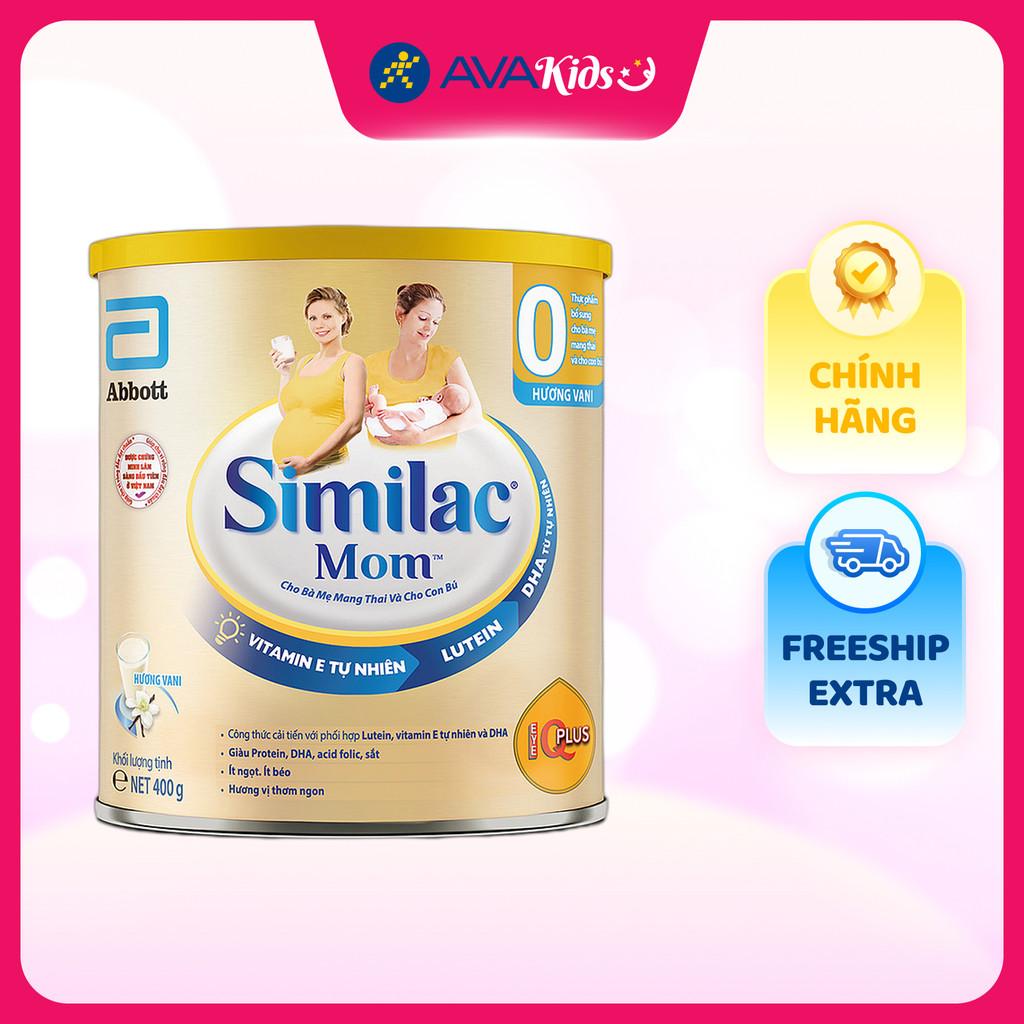 Sữa bầu Similac Mom hương vani 400g - Hàng Chính Hãng