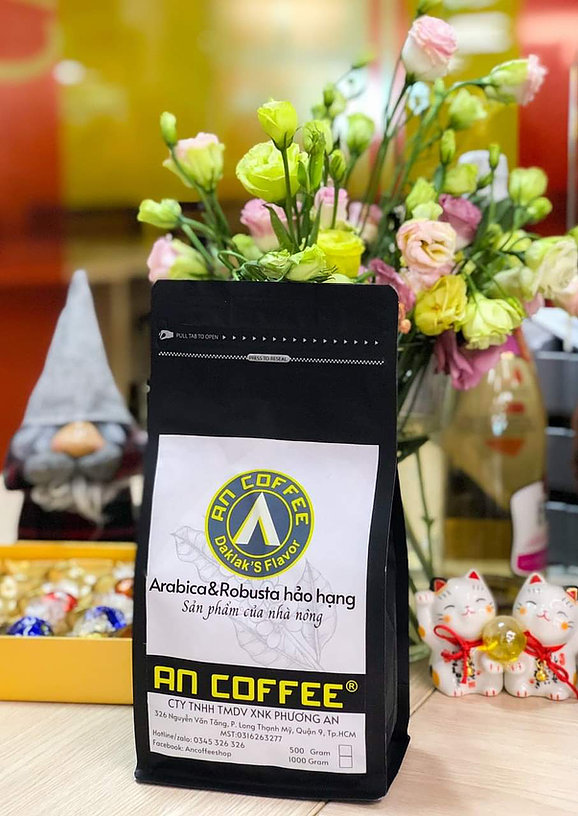 Cafe Bột - Rang Mộc Nguyên Chất Arabica và robusta Hảo hạn - A An Coffee