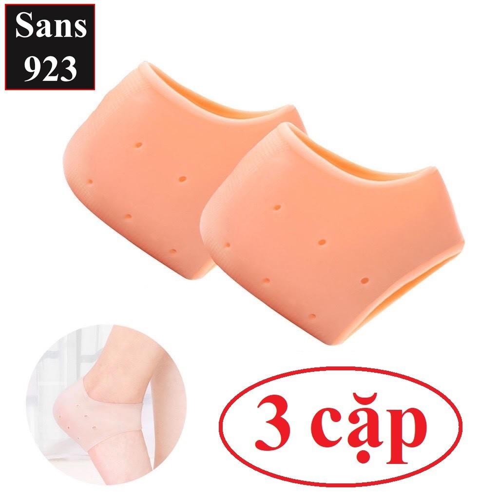 Miếng Lót Gót Chân Cao Su Mềm Bảo Vệ Chân - Cặp Lót Gót Chân Silicon Êm Ái Sans923