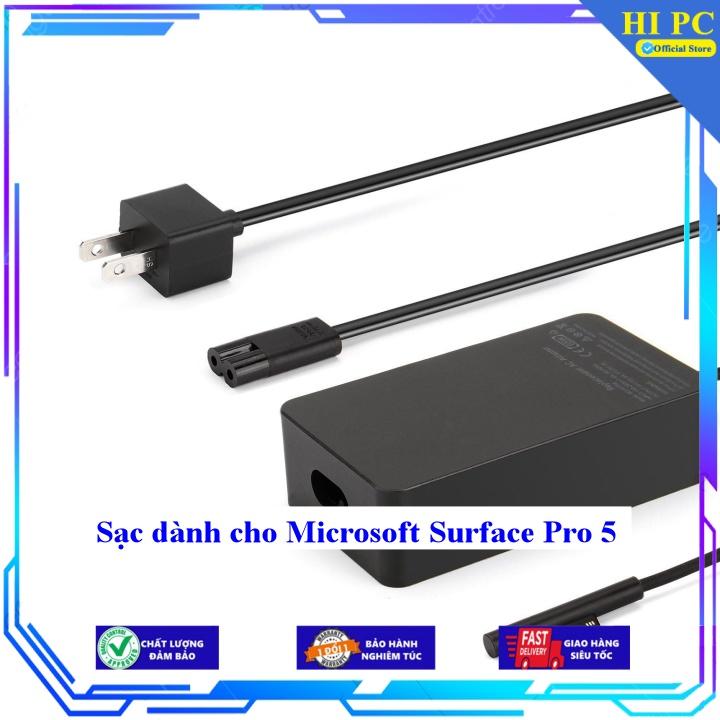 Sạc dành cho Microsoft Surface Pro 5 - Kèm Dây nguồn - Hàng Nhập Khẩu