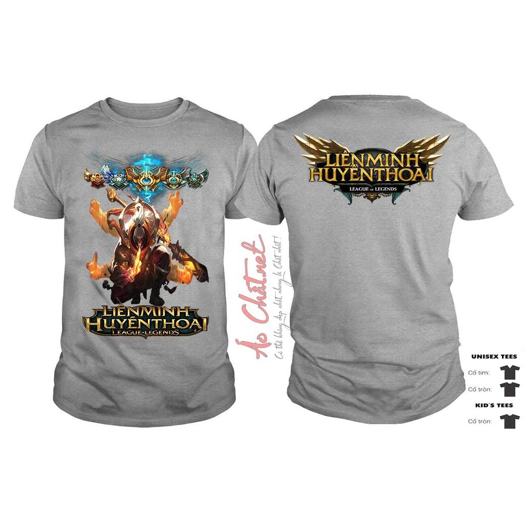Áo Thun Liên Minh JAX SIÊU PHẨM Cực Đẹp, Hàng Bao Chất - ÁO LOL, JAX TSHIRT