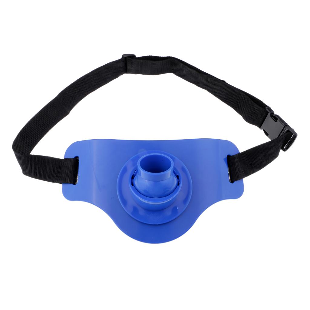 Fishing Stand Up Fighting Belt Waist Gimbal Rod Pole Holder Blue