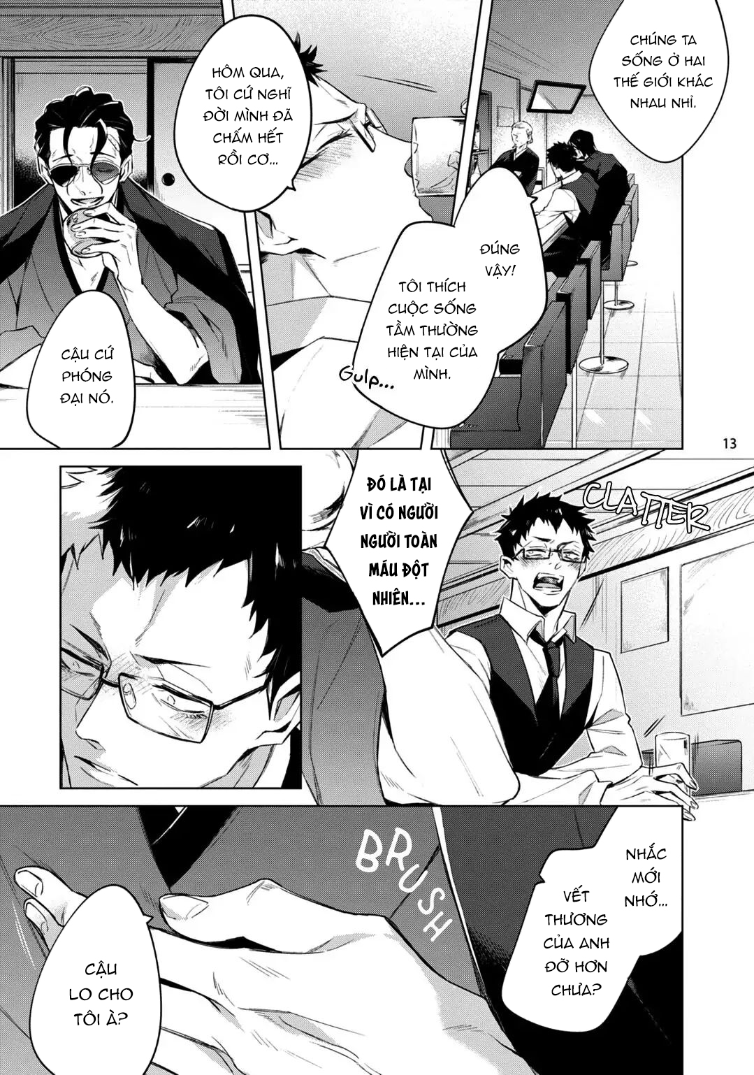 tên giang hồ tôi cứu để mắt tới tôi?! chapter 1 13