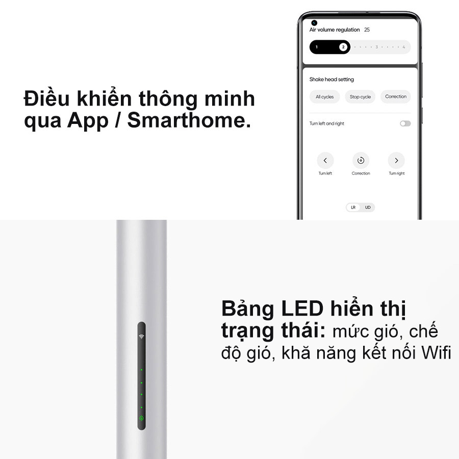 Quạt Tích Điện Đối Lưu Xiaomi Smartmi Gen 3 Pro Circulation Fan - Hàng Nhập Khẩu