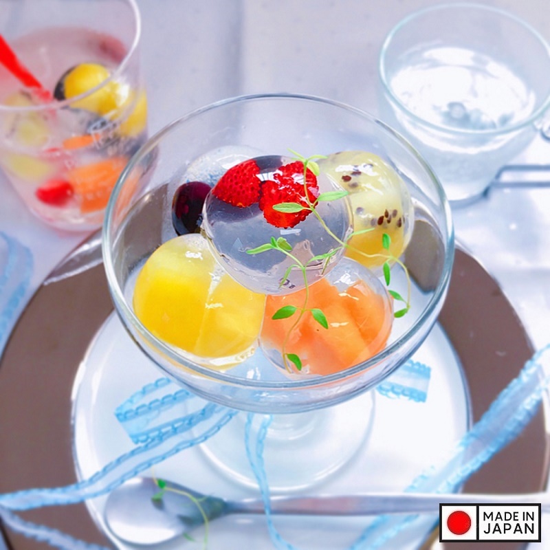 Combo Khuôn làm đá tròn 03 viên size lớn Kokubo Yukipon - Hàng nội địa Nhật Bản | Made in Japan|