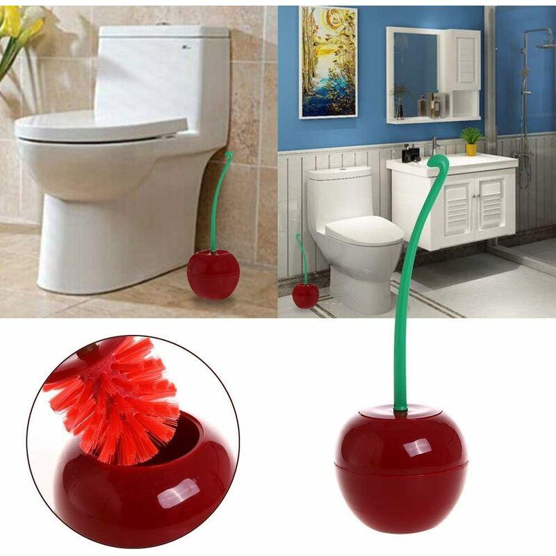 Bàn chải và nhà vệ sinh anh đào hỗ trợ nhà vệ sinh nhựa Cherry Cherry Nhà vệ sinh WC Thiết kế ban đầu bàn chải WC Công cụ làm sạch