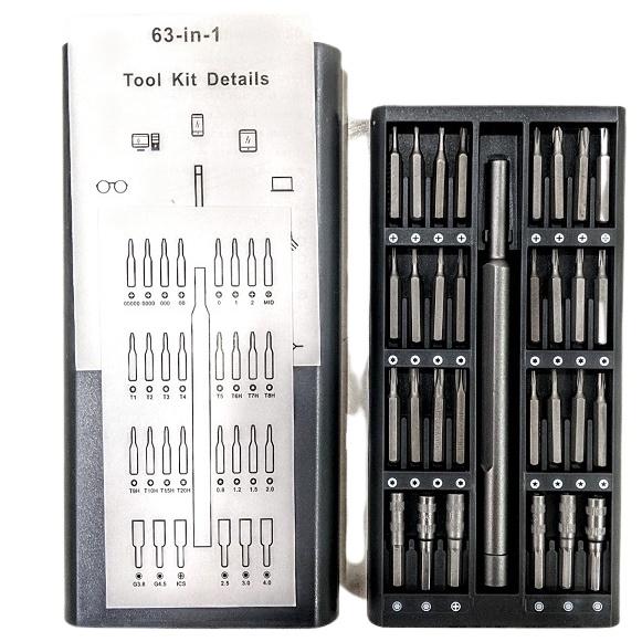 Bộ Tua Vít Nhôm 63/33/25 Chi Tiết Đa Năng Dùng Sửa Chữa Điện Thoại, Laptop