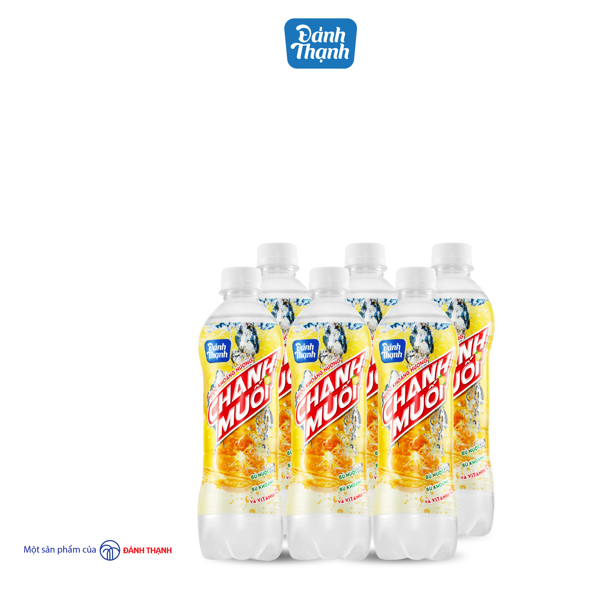 Thùng 24 chai Nước Khoáng Thiên Nhiên Có Ga Đảnh Thạnh Khoáng Chanh Muối 430ml