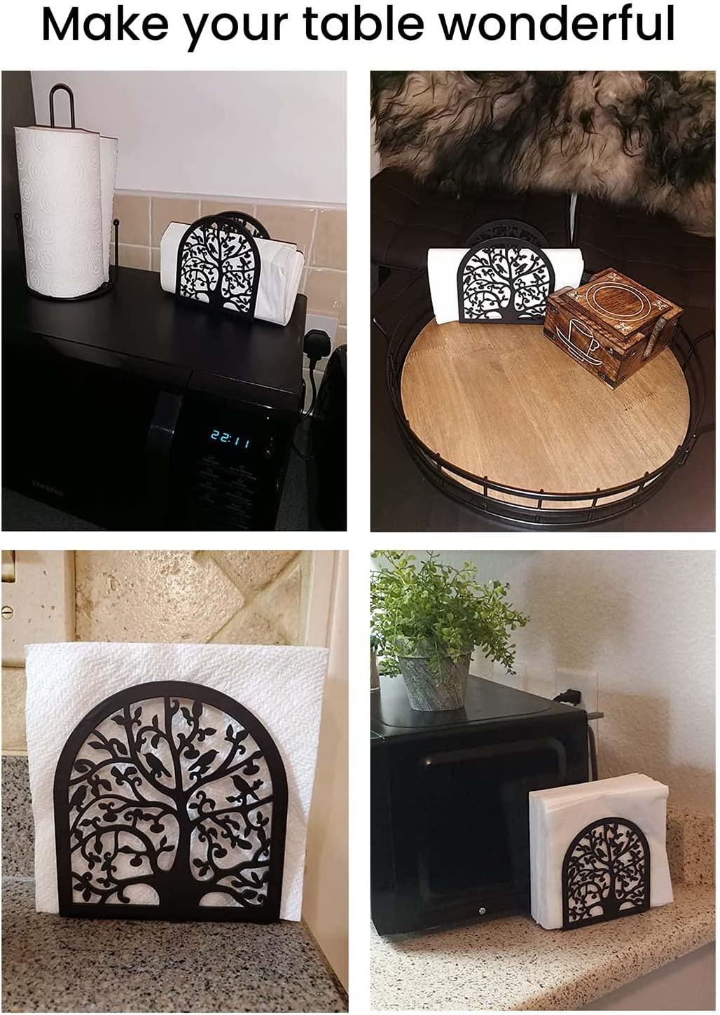 Giá đỡ khăn ăn, Giá đỡ khăn ăn để bàn bằng kim loại