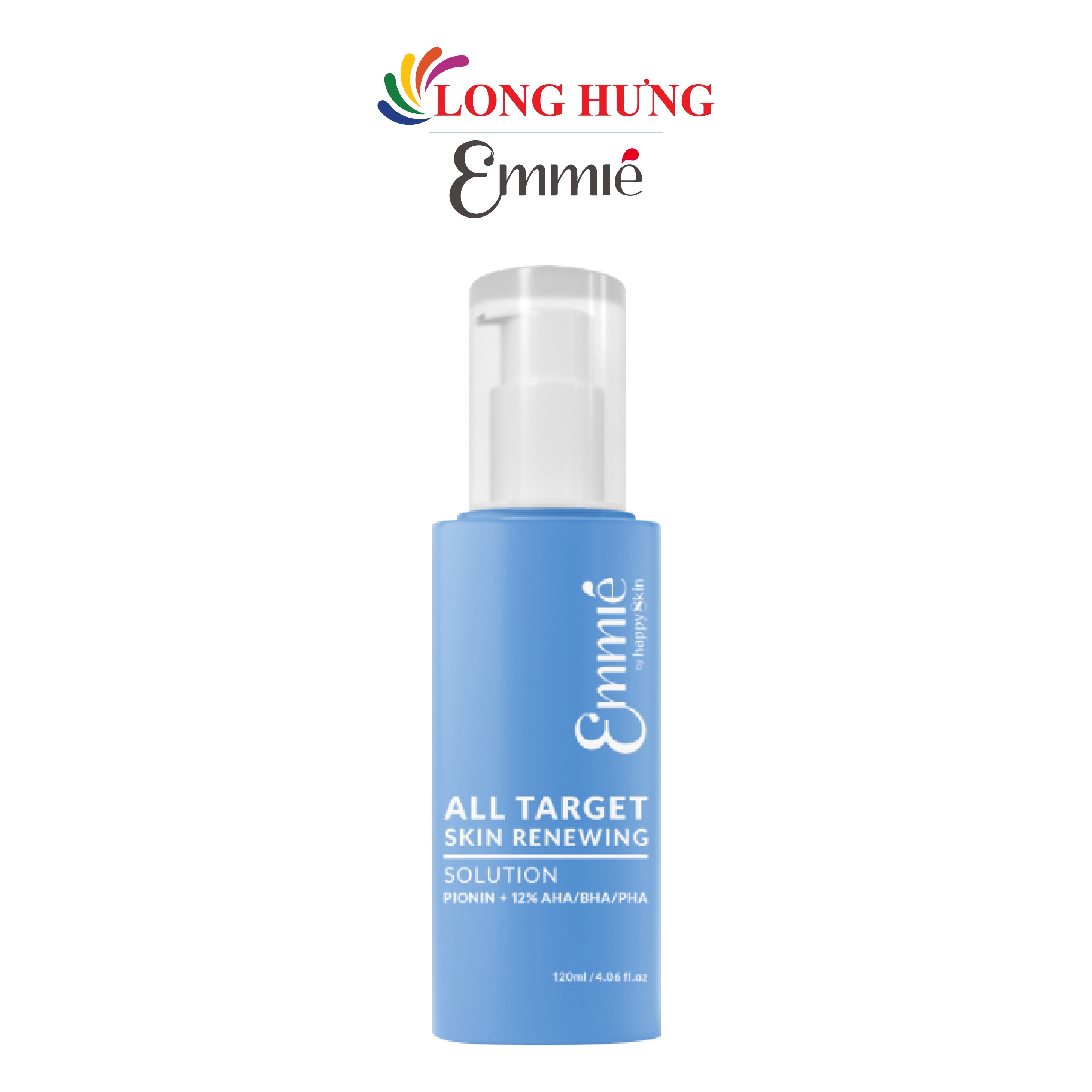 Dung dịch tẩy tế bào chết và tái tạo da Emmié All Target Skin Renewing Solution Pionin + 12% AHA/BHA/PHA (120ml) - Hàng chính hãng