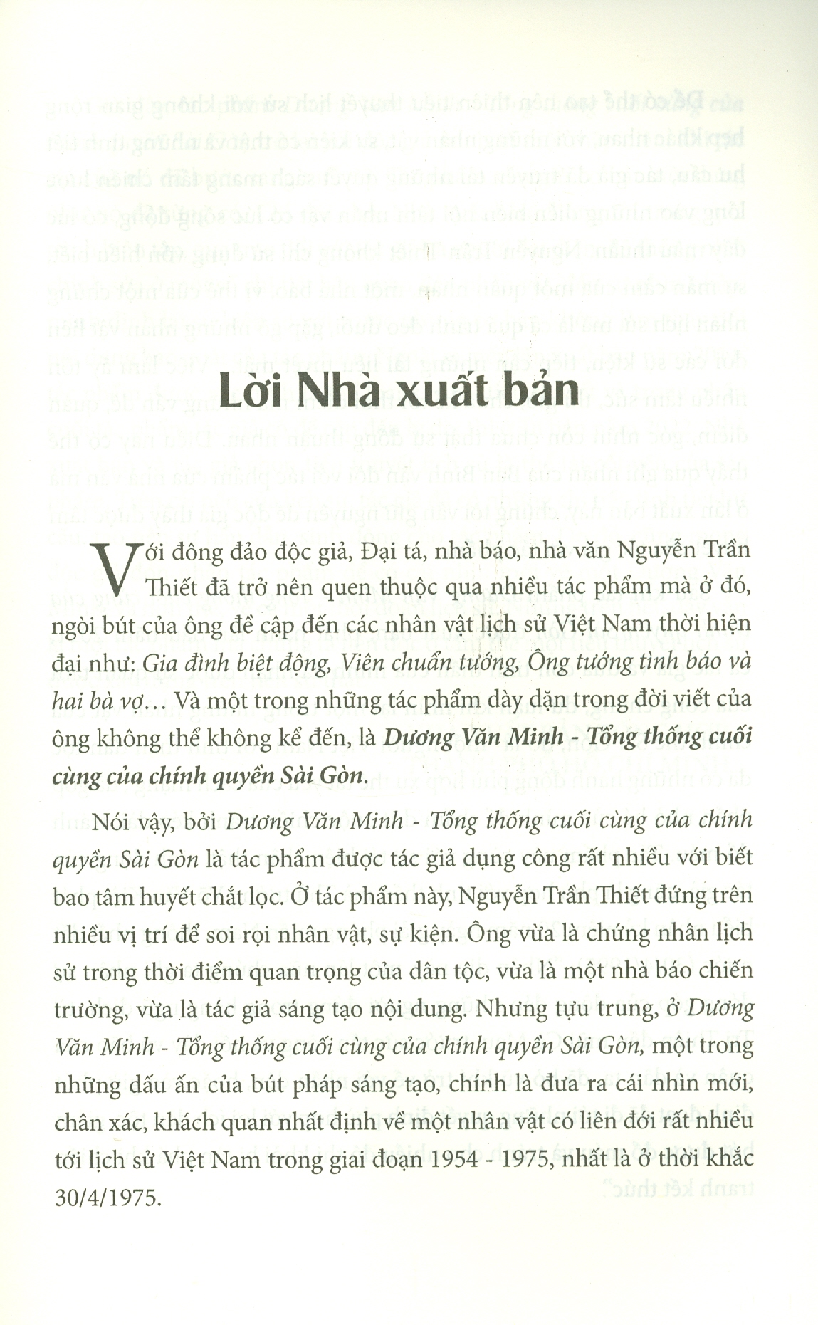 Dương Văn Minh - Tổng Thống Cuối Cùng Của Chính Quyền Sài Gòn