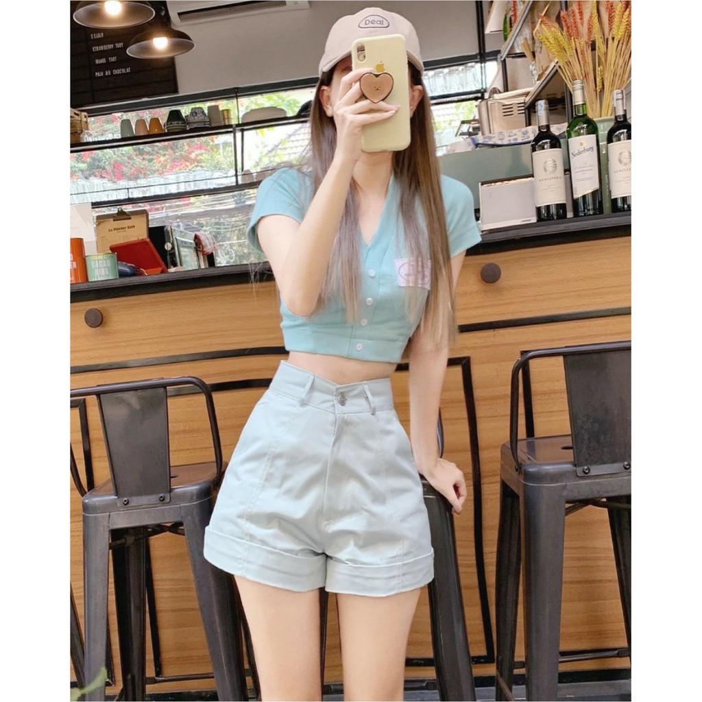 ÁO CROPTOP NỮ THÊU BAE ULZZANG (6 MÀU