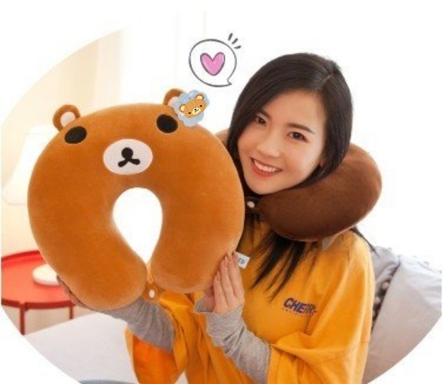 Gối kê cổ Du Lịch Totoro gối có nút bấm tiện lợi