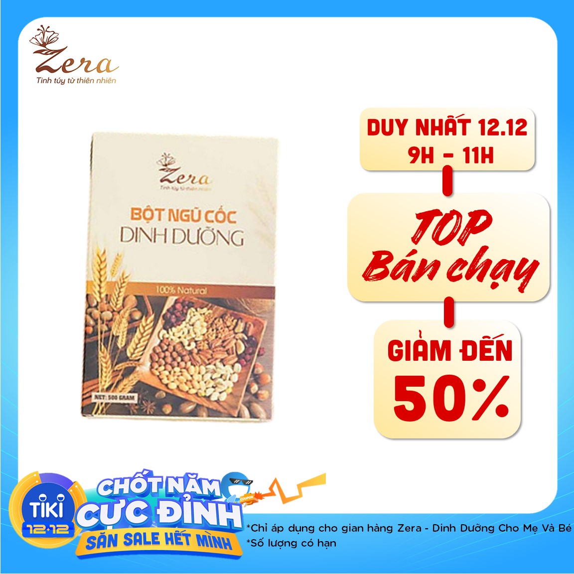 Bột Ngũ Cốc Dinh Dưỡng Dành Cho Mẹ Bầu Zera - Tặng Vòng Dâu Tằm Cho Bé 