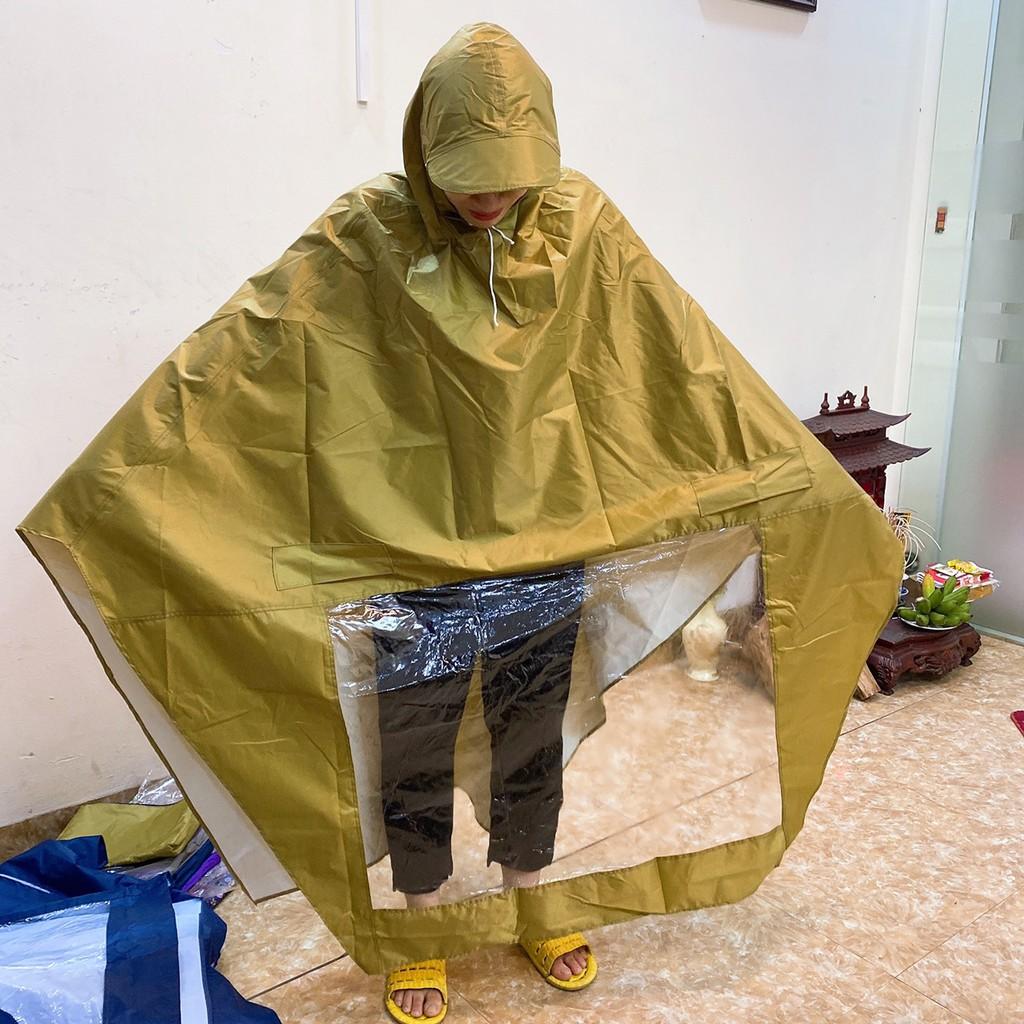 Áo mưa cánh dơi vải dù siêu dai loại trơn