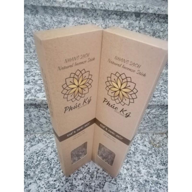 Combo 2 - 3 hộp Nhang Sạch Thiên Nhiên QUẾ & THẢO MỘC 200 cây 1 hộp