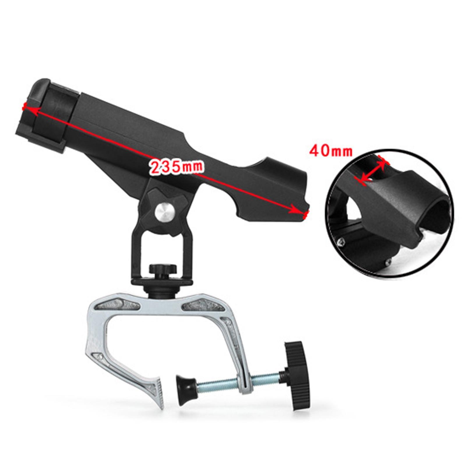 Fishing Rod Holder, Trolling Holder Stand Rotate 360 Degrees Rack Deck Mount Fishing Pole Holders Fishing Boat Rod Bracket for Canoe, Kayak