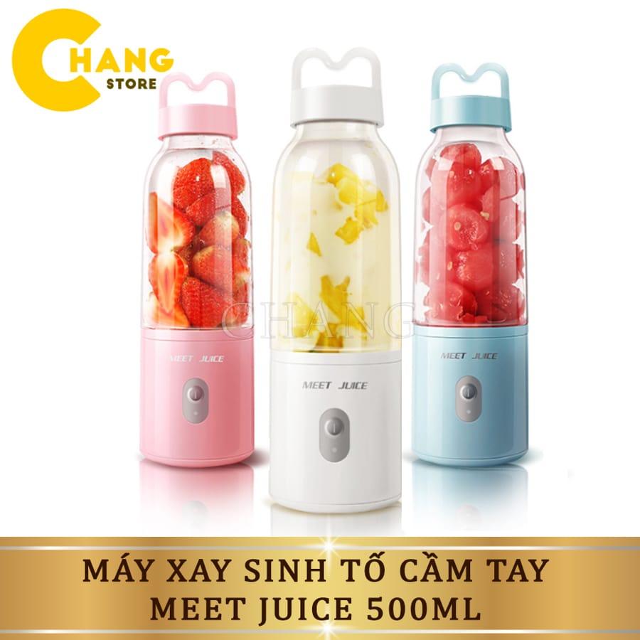 Máy Xay Sinh Tố Đa Năng Meet Juice - Máy Xay Hoa Quả Mini Cầm Tay Cực Mạnh và An Toàn