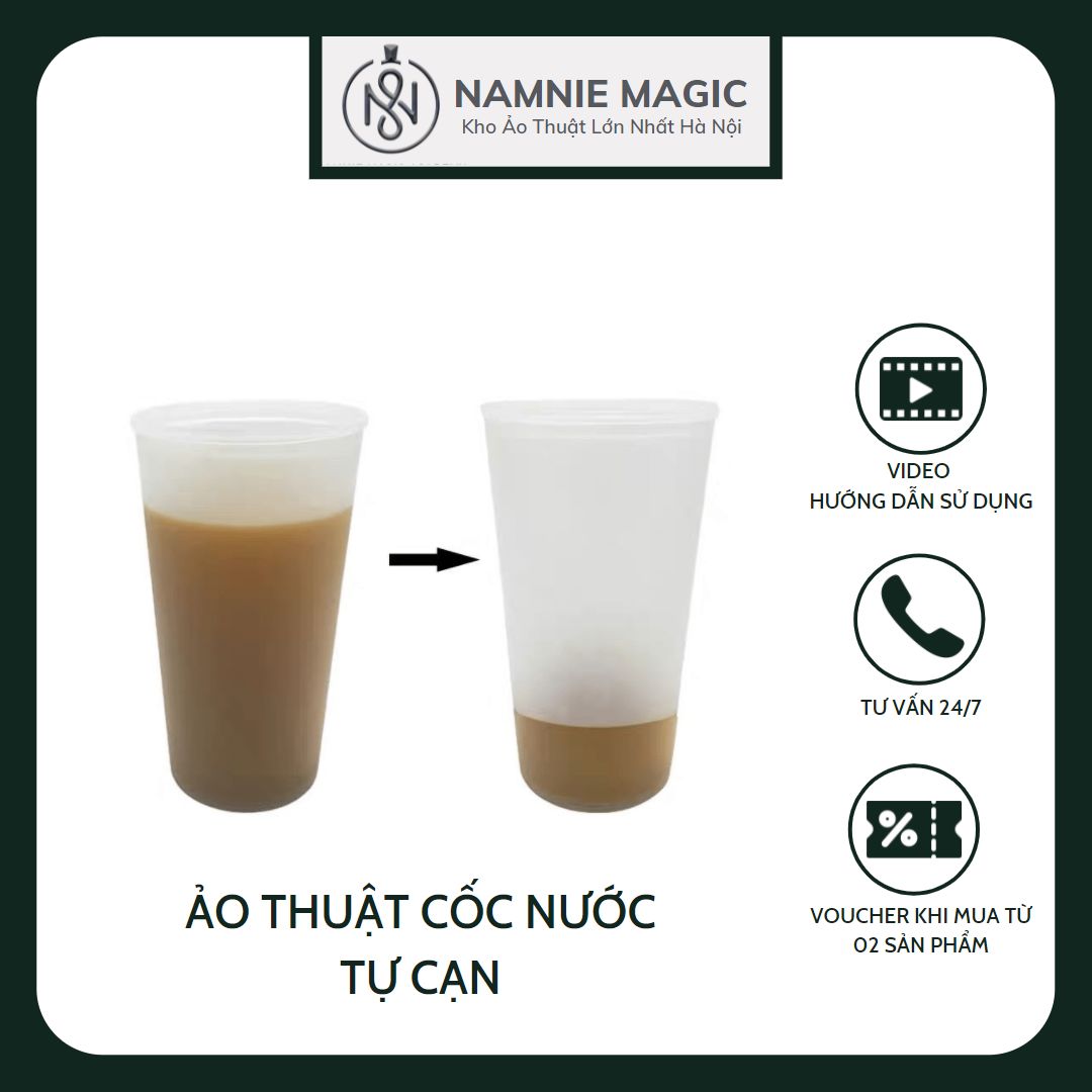 Cốc Sữa Tự Uống Ma Thuật Cỡ Lớn - Đạo Cụ Ảo Thuật(Có Sẵn)