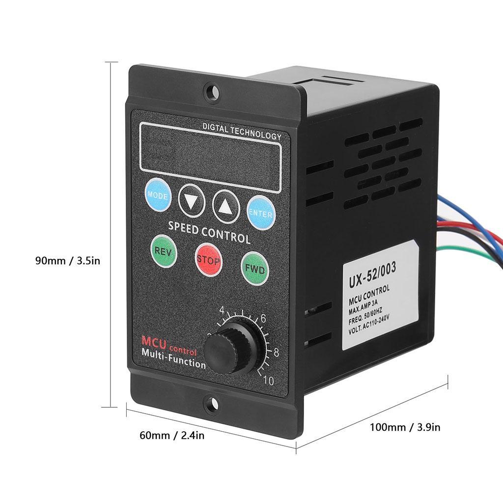 2-3pack AC 220V Variable Switch Display Rate Precision Universal Motor Speed