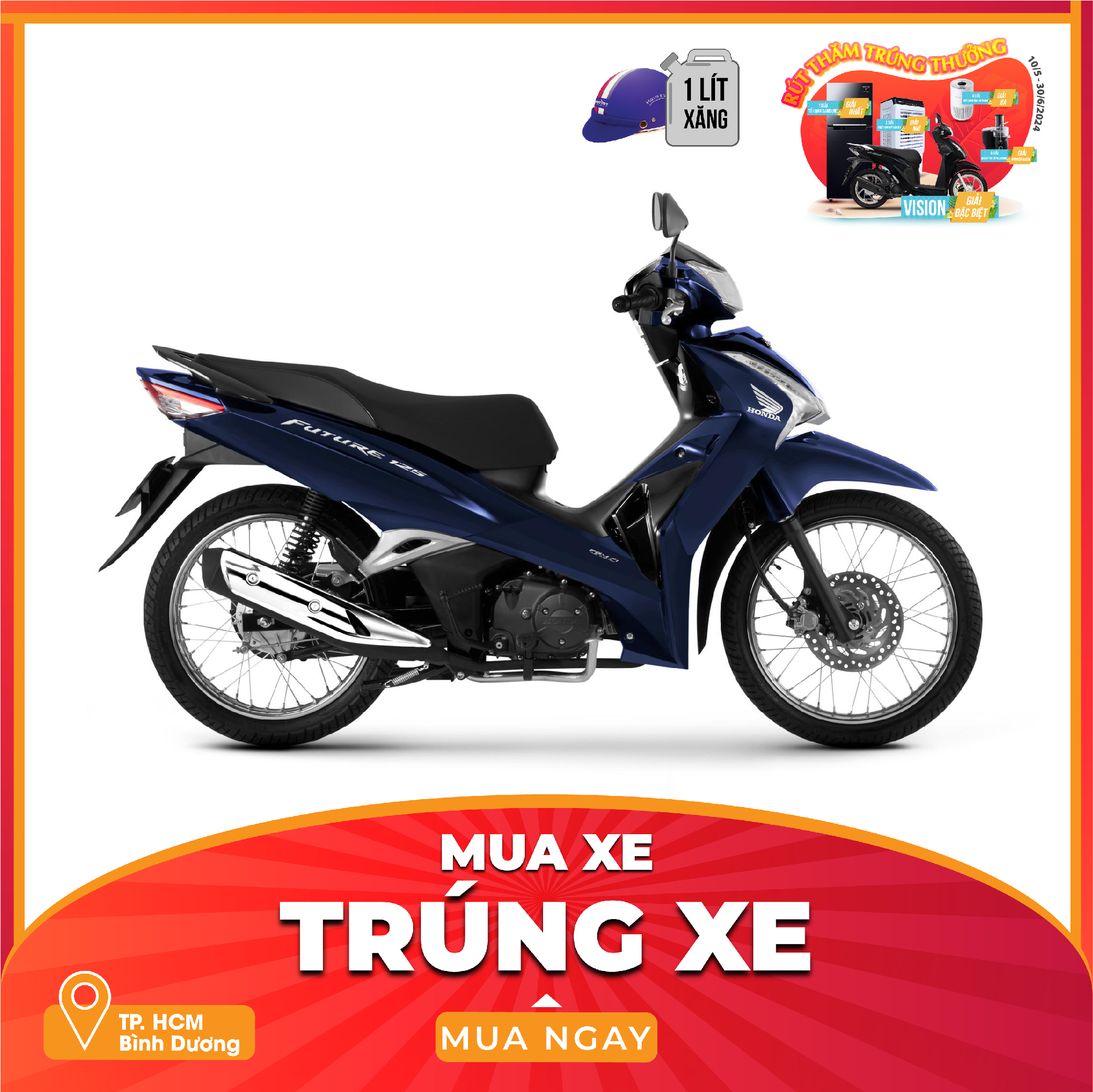 Xe Máy Honda FUTURE 125 FI 2024 - Phiên Bản Tiêu Chuẩn