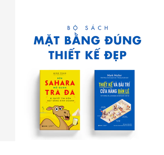 Sách - Combo Mặt Bằng Đúng, Thiết Kế Đúng- Tối Ưu Doanh Thu, Gia Tăng Lợi Nhuận