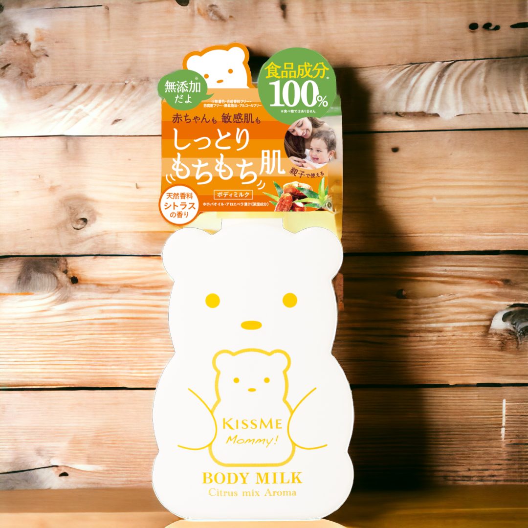 Sữa Dưỡng Thể Cấp Ẩm Dành Cho Bé Từ 6 Tháng Tuổi Và Làn Da Nhạy Cảm Kissme Mommy Body Milk (200G)