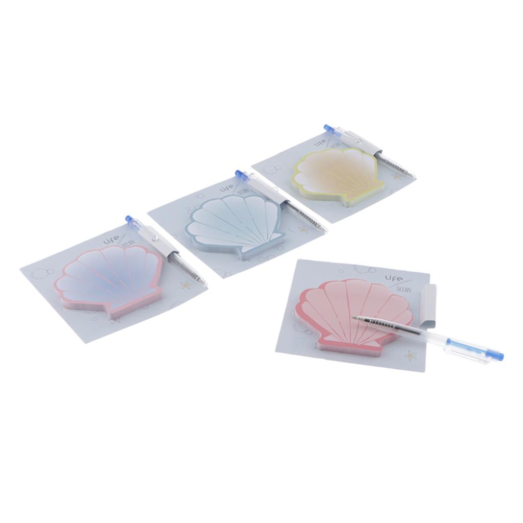4 Giấy Dán Ghi Chú Giấy Dán Trang Dấu Chỉ Số Tab Cờ Với Bút