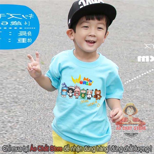 Áo thun Hero Team Mini World siêu cute | Hàng độc vải đẹp | 4 màu MC14