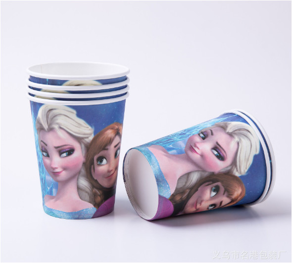 Sét trang trí sinh nhật 16 món  đầy đủ cho bé gái chủ đề công chúa ELSA