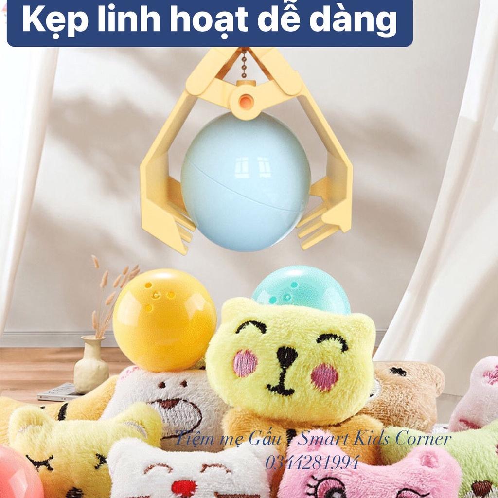 ĐỒ CHƠI MÁY GẮP GẤU MINI CLAW MACHINE PHIÊN BẢN MỚI KÈM 10 BÓNG VÀ 10 GẤU CÓ ĐÈN, NHẠC CHO BÉ CỰC HẤP DẪN