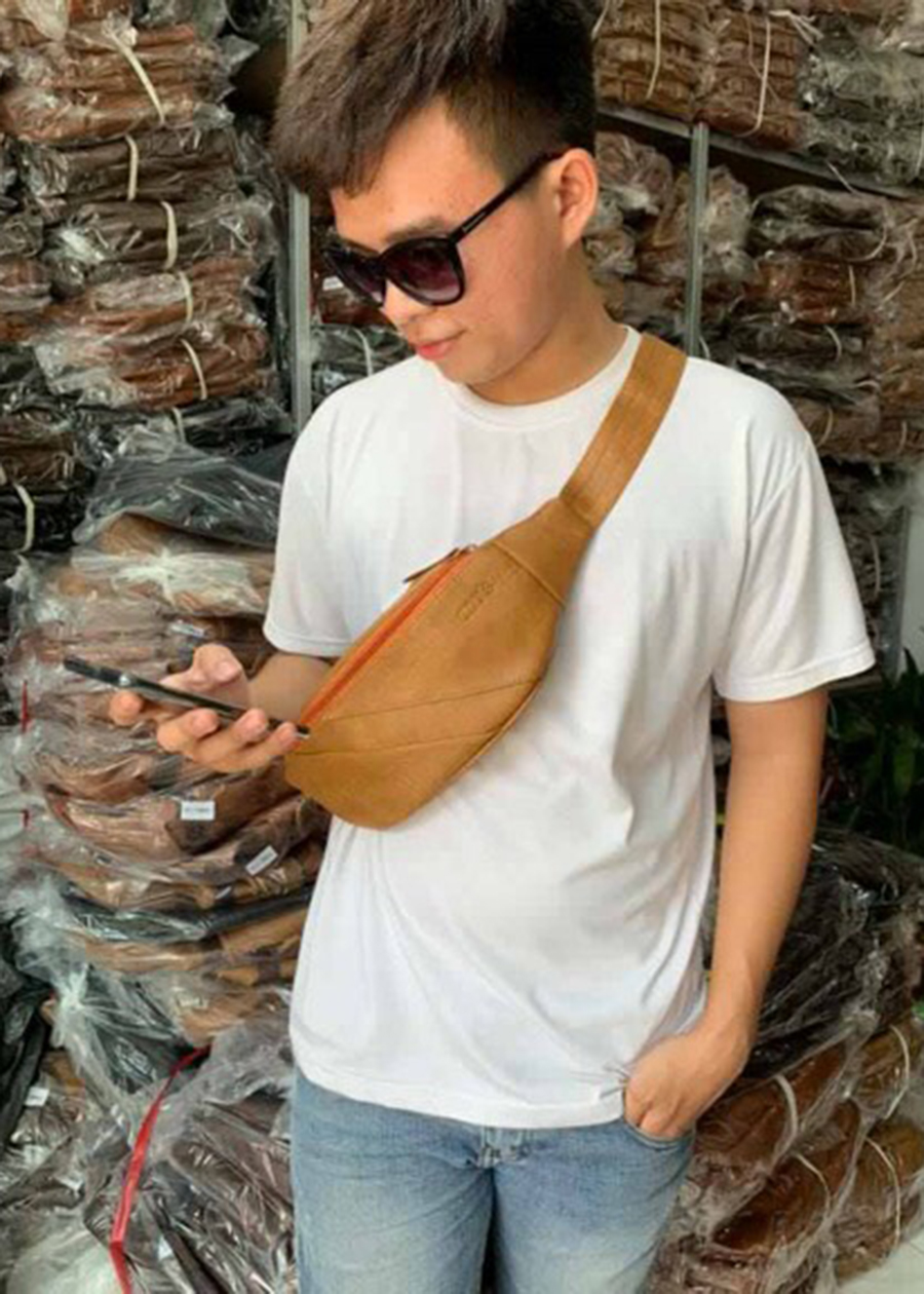 Túi Da Đeo Ngực Unisex CNT'S TĐX 40