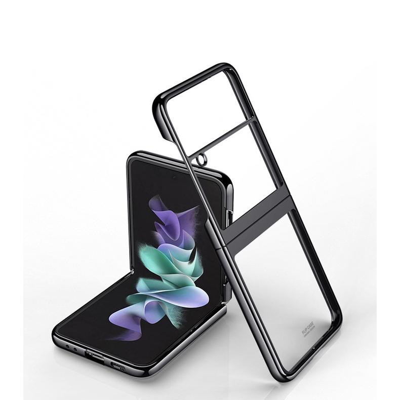 Ốp Lưng Cứng Viền Màu Cho Dòng Samsung Galaxy Z Flip 4