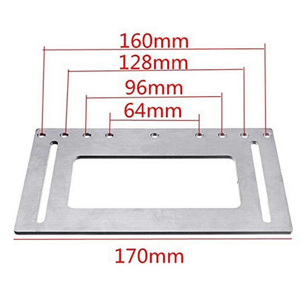Drill Guide Punch Locator Carpentry Hole Wardrobe Hardware Jig Drawer Tool