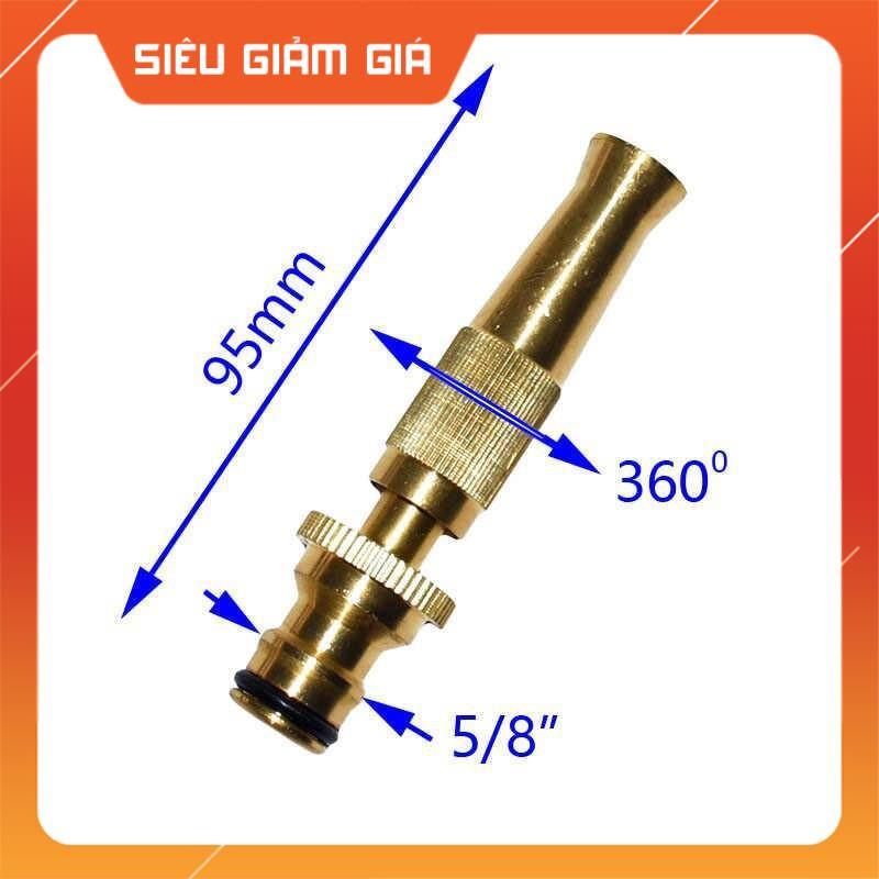 Vòi xịt nước tưới cây , vòi rửa xe đồng thau chất lượng cao nhập khẩu chính hãng 206587