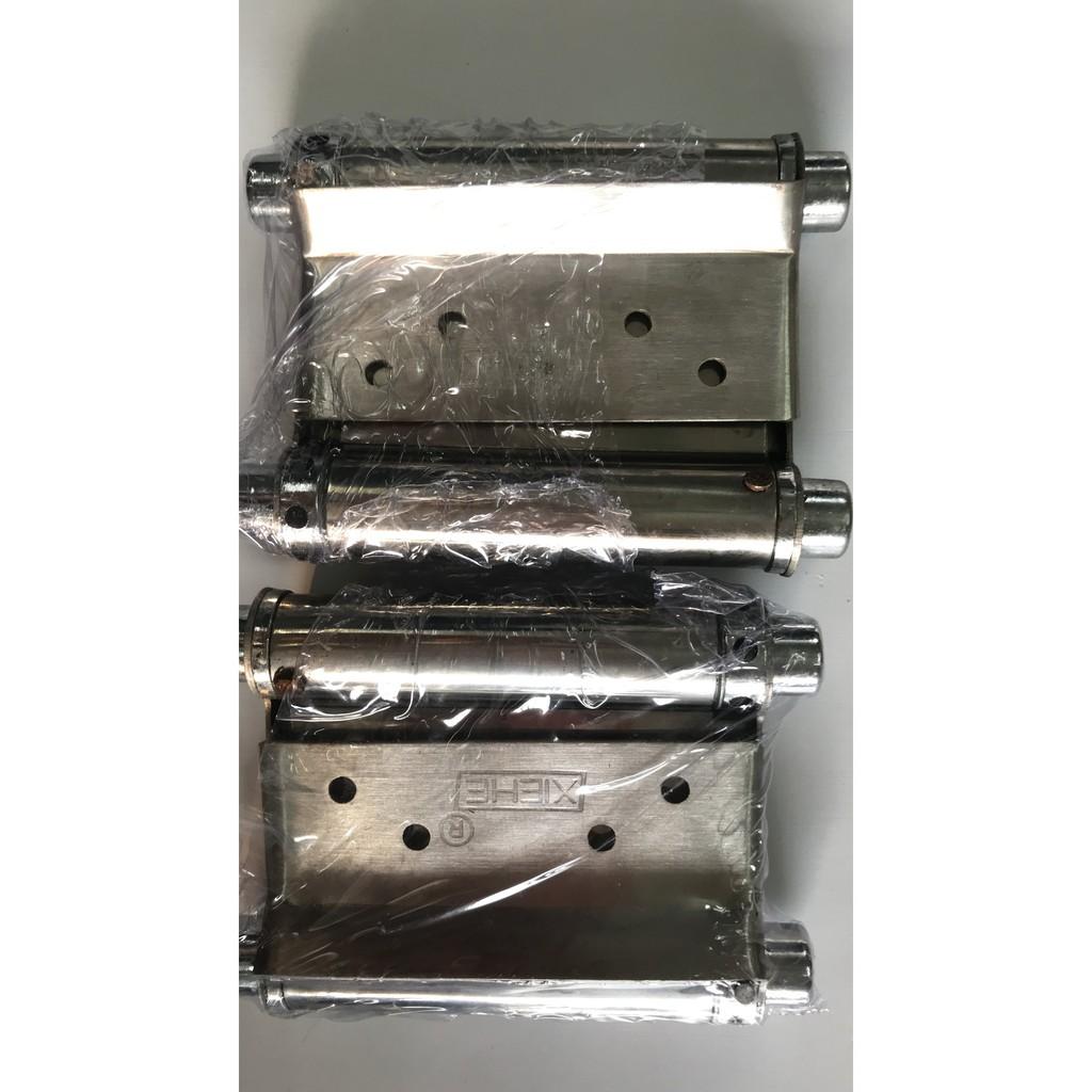 Bộ 2 lá bản lề 2 chiều inox nhỏ- 3inch