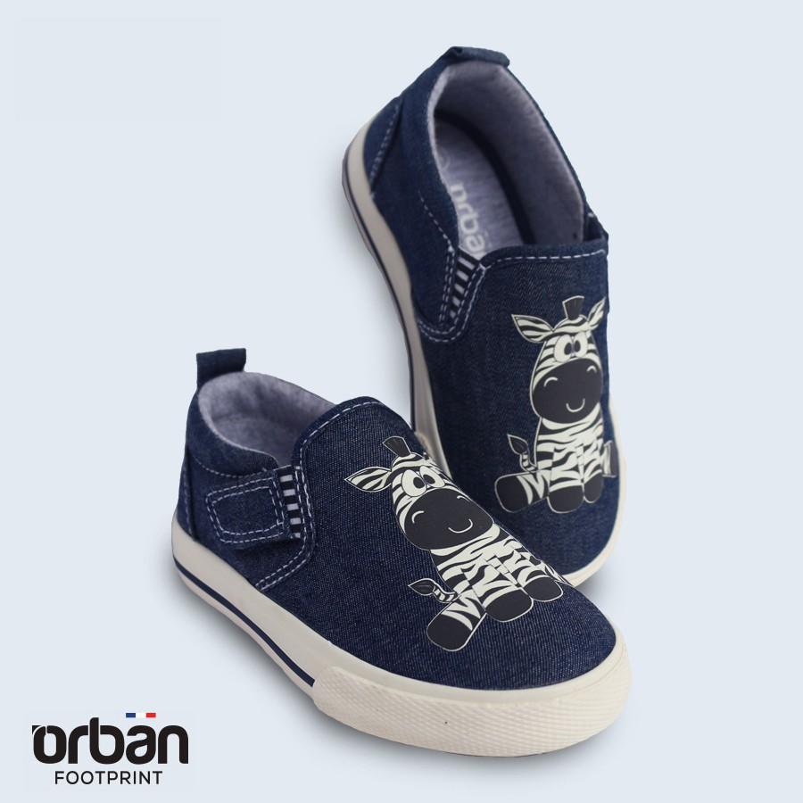 Giày Slipon bé trai Urban UB1902 xanh bò