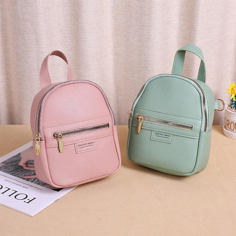 Balo thời trang mini cóc lonny màu trơn Shalla K991