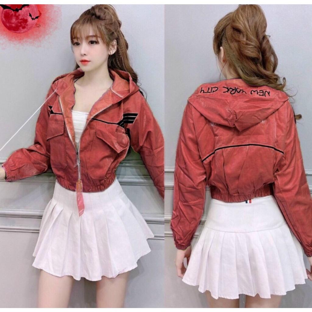 Áo khoác dù 2 lớp che mưa chống nắng cản gió cực tốt , có mũ siêu xịn , thời trang đẹp cho giới nữ