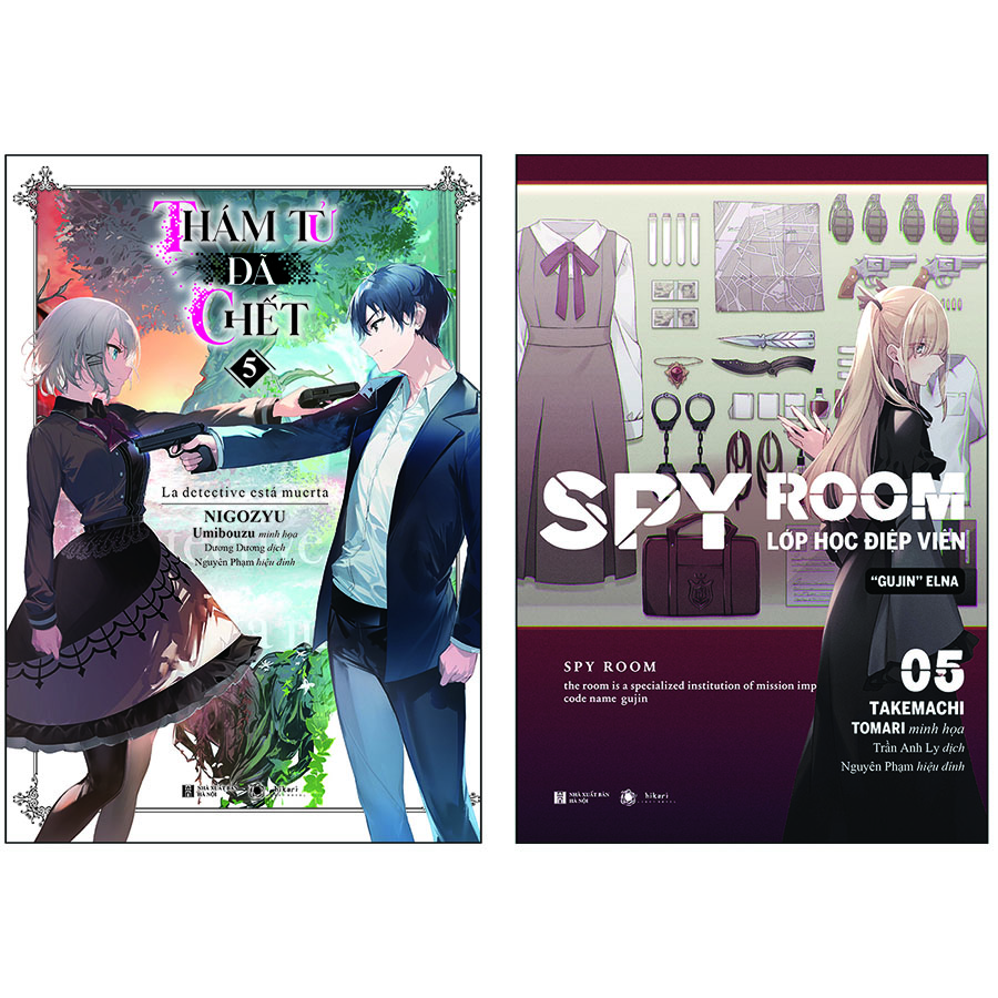 Combo Thám Tử Đã Chết x Spy Room Tập 5 + Bookmark Spy Room