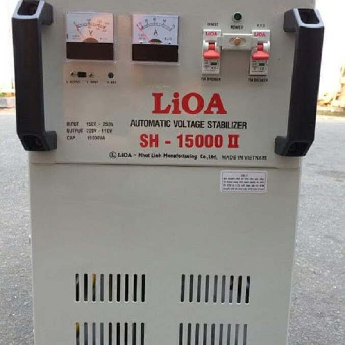 Ổn áp lioa 15kva dải 150v ~ 250v SH - 15000 II dây đồng 100%