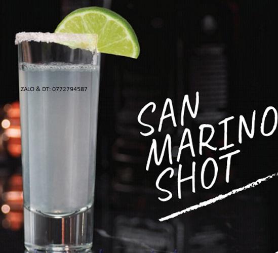 Ly Thủy Tinh Ocean San Marino Shot Ocean 65ml Thủy Tinh Cao Cấp , Nhập Khẩu Thái Lan