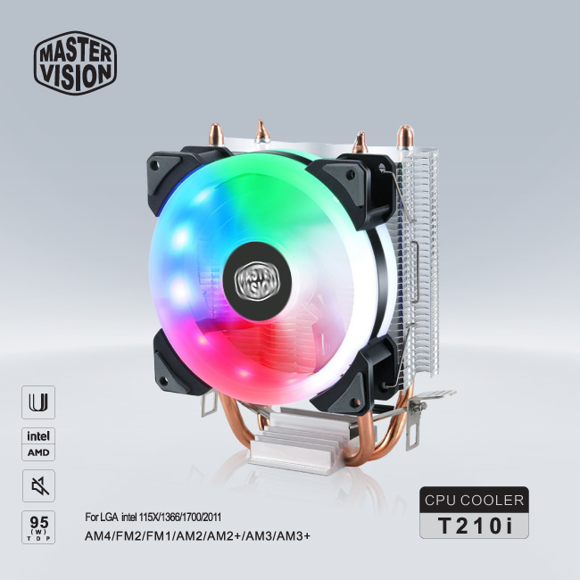 Fan T210i LED(Tản 2U, Fan 9cm, Full Socket)-hàng chính hãng