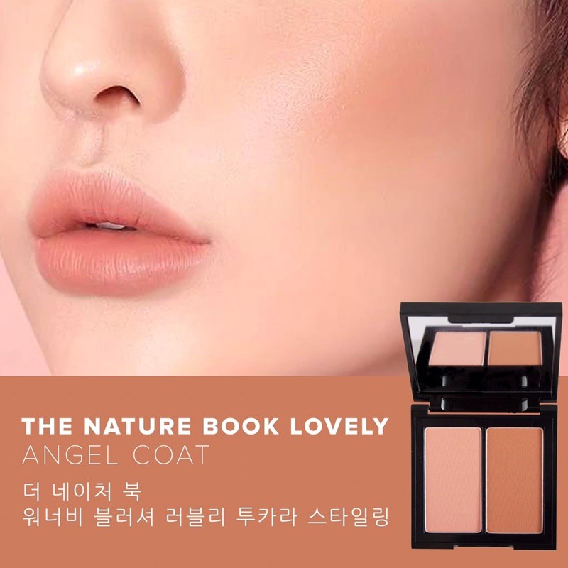 Phấn Má Hai Màu The Nature Book Wanna Be Blusher Two Color Styling 4.5gx2ea