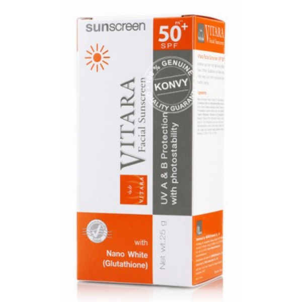 Kem Chống Nắng, Làm Trắng Da Vitara Sunscreen Spf 50+, Pa++ - BER13 (25g)