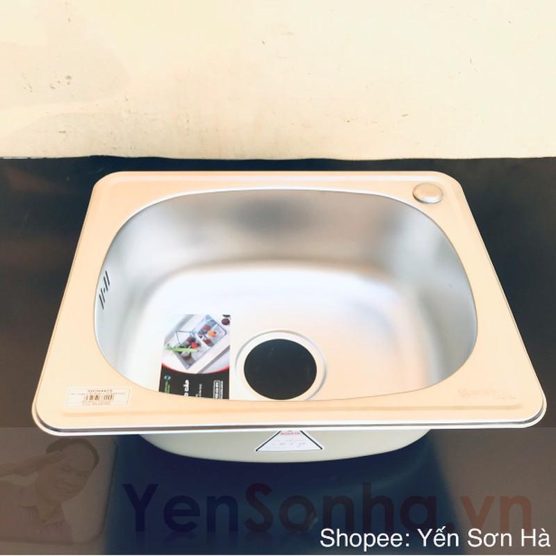 Chậu rửa bát 1 hố inox Sơn Hà 1H447S