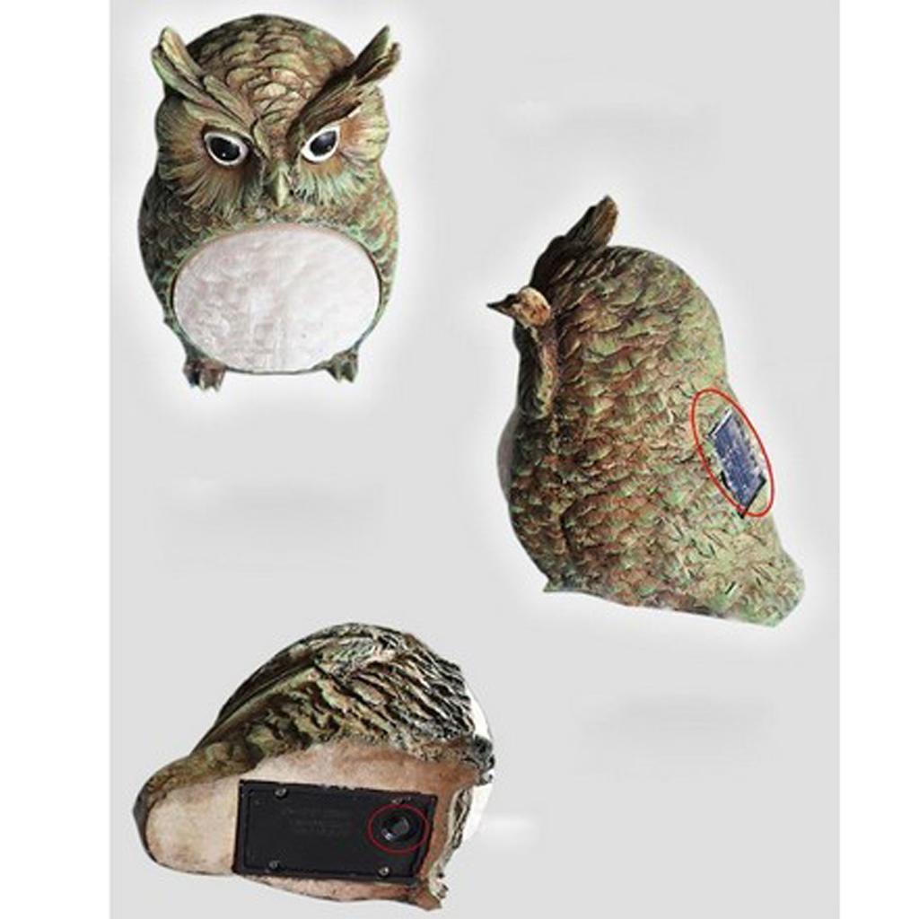 Garden Solar Lights Outdoor Bird Lights OWL LED Decorative Garden Lights