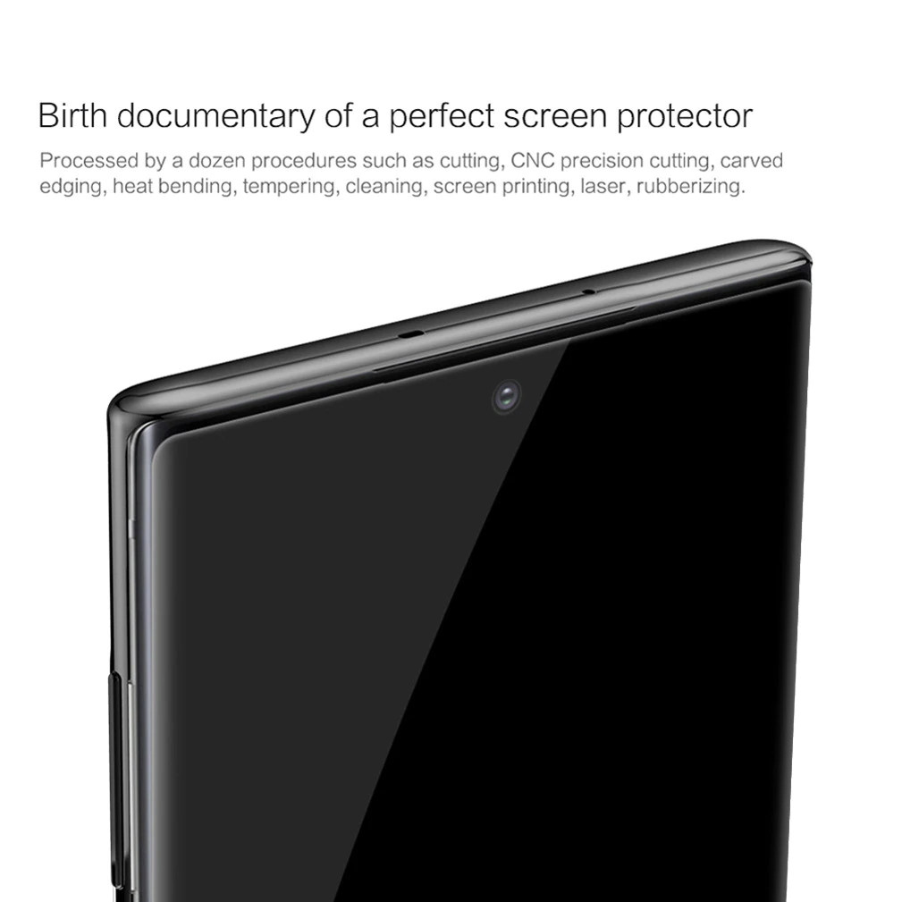 Miếng dán cường lực 3D full màn hình cho Samsung Galaxy Note 10 / Note 10 5G hiệu Nillkin CP + Max - Hàng chính hãng