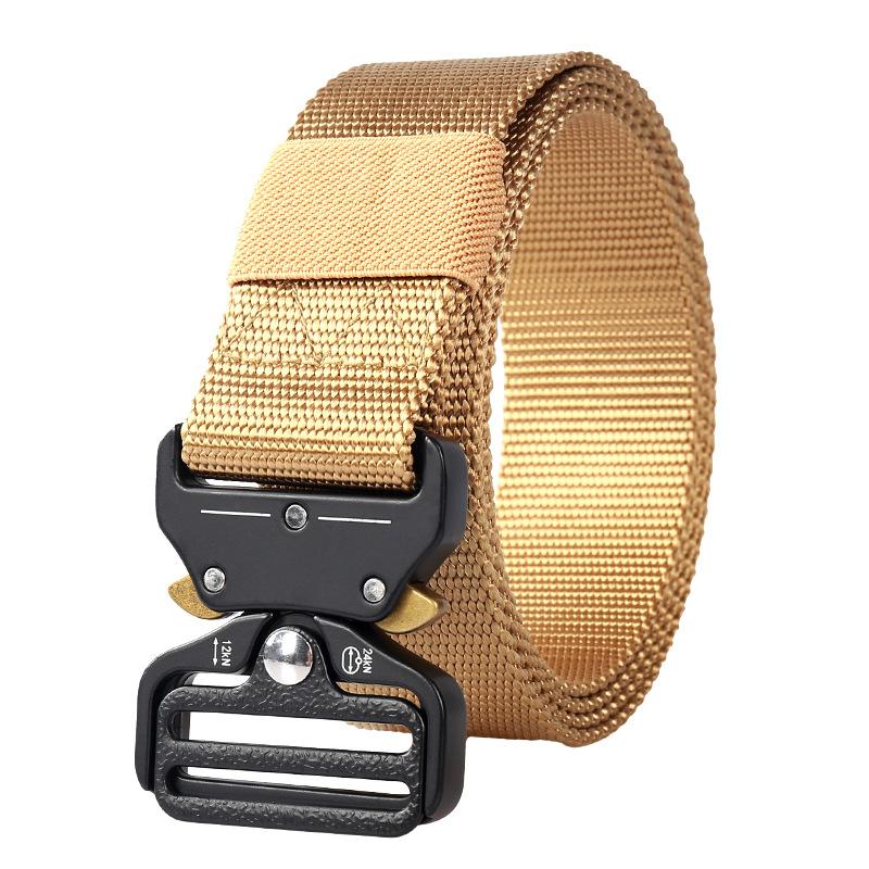 Quân Sự Mới Chiến Thuật Đai Quân Nylon Khóa Kim Loại Thắt Lưng Nam Dày Dây Lưng Cảnh Sát Săn Đào Tạo Phụ Kiện